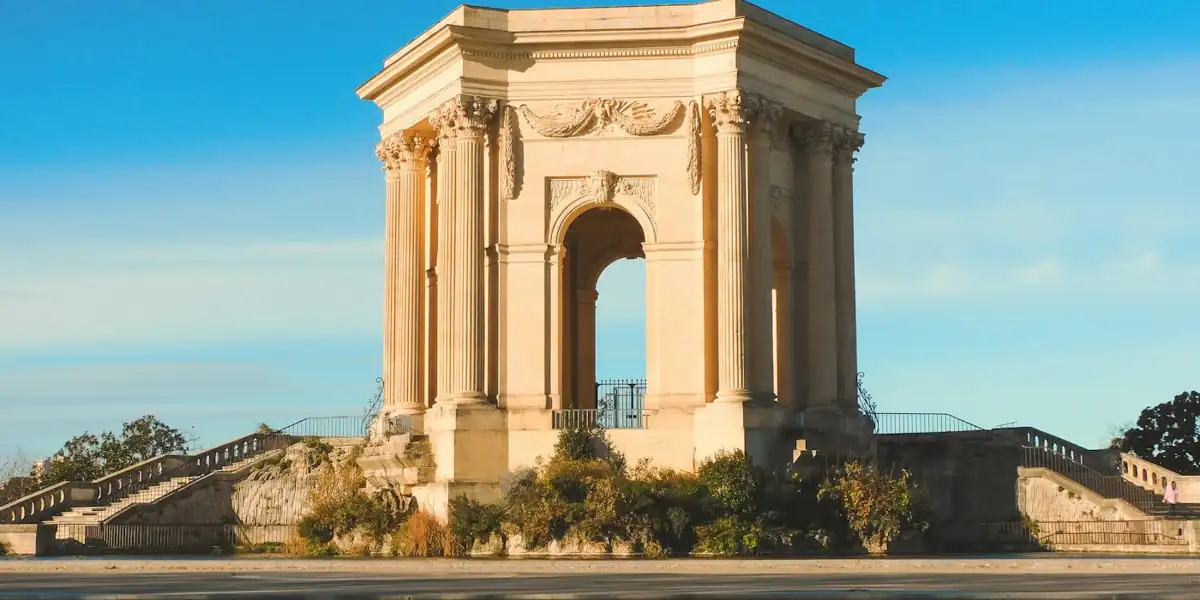 Le château d'eau du Peyrou à Montpellier