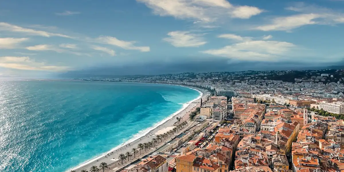La baie des Anges à Nice